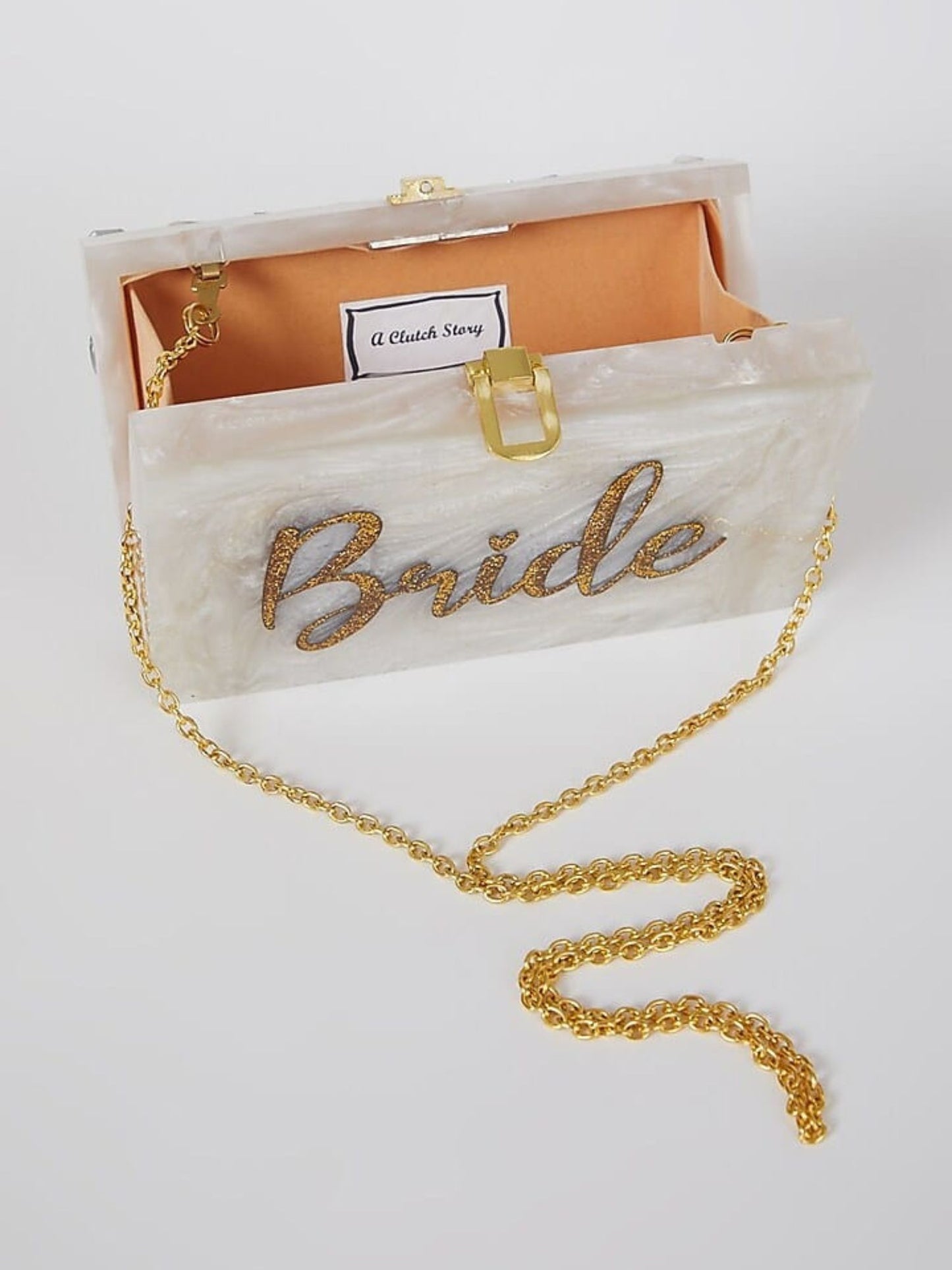 Bride Resin Two Way Clutch