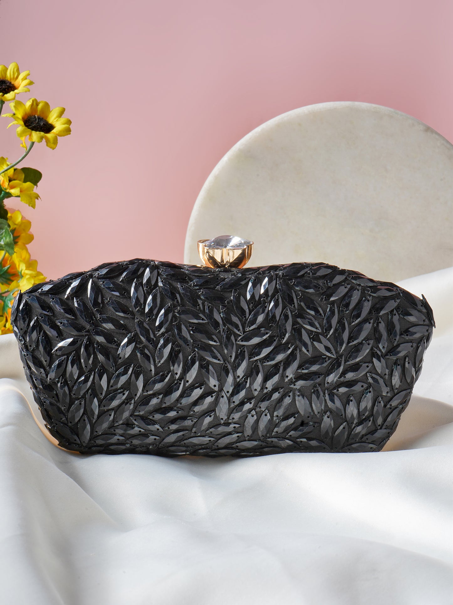 Black Agate Clutch