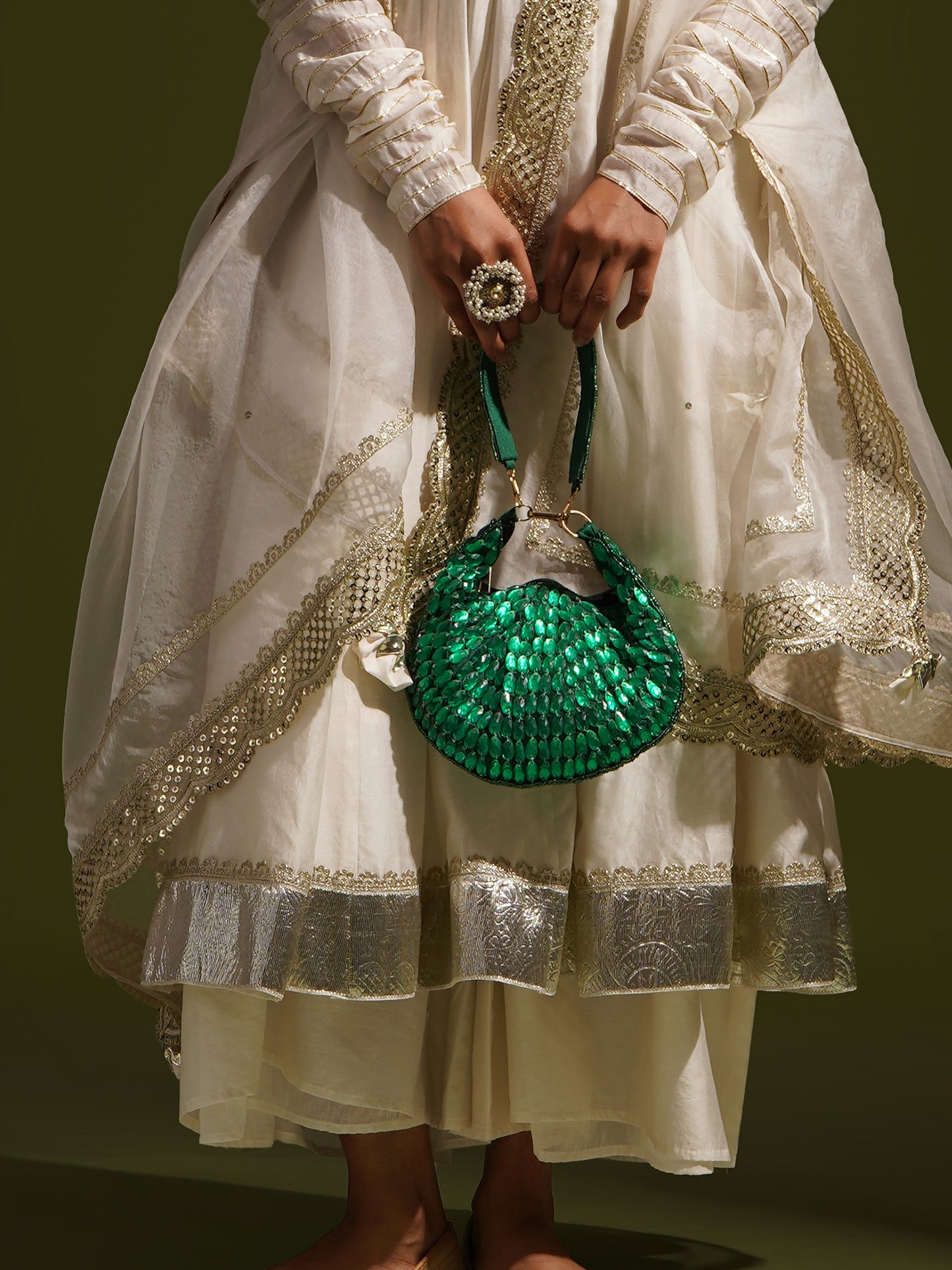 Emerald Glow Purse