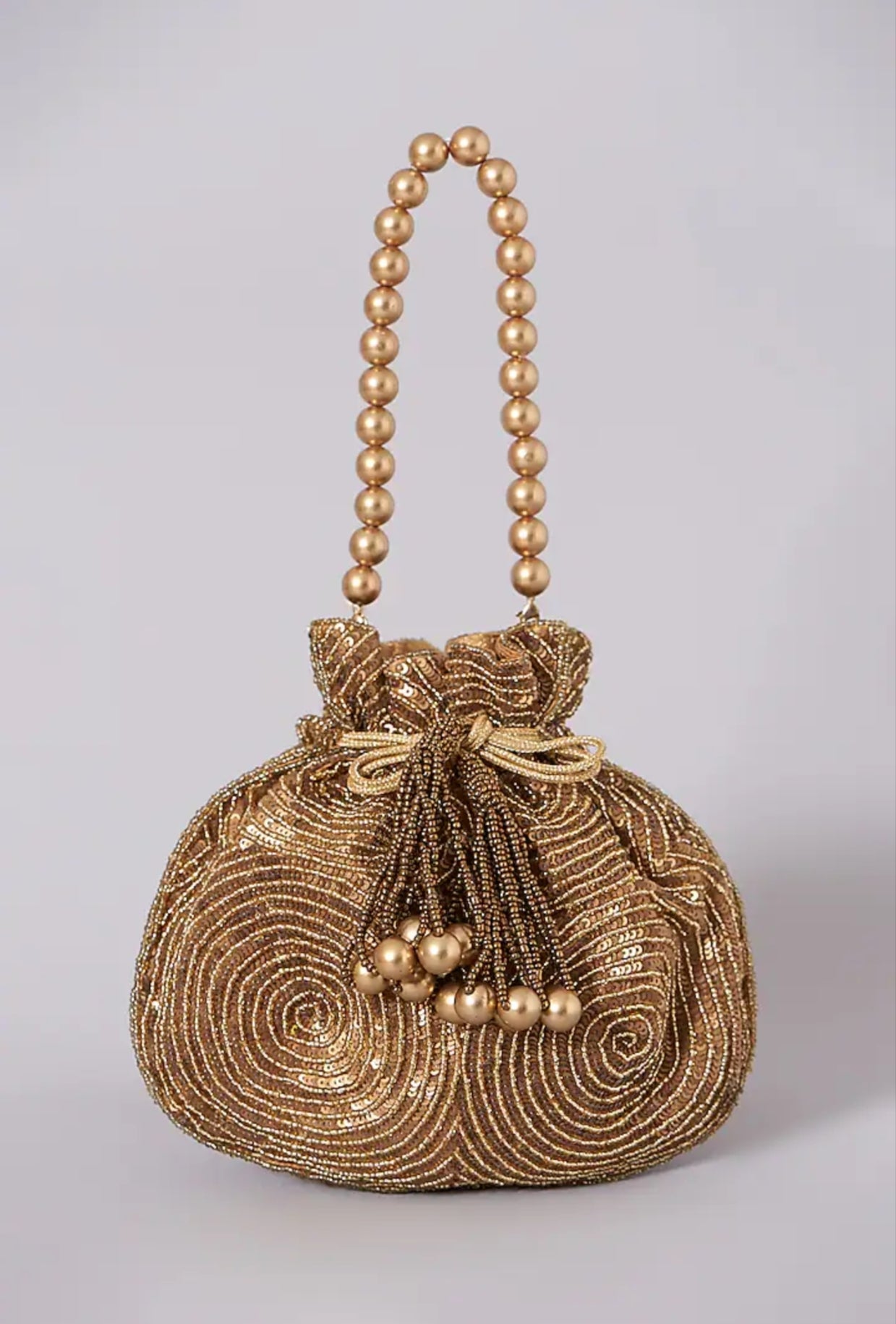 Anjum Fakih - Antique Gold Encircle Potli