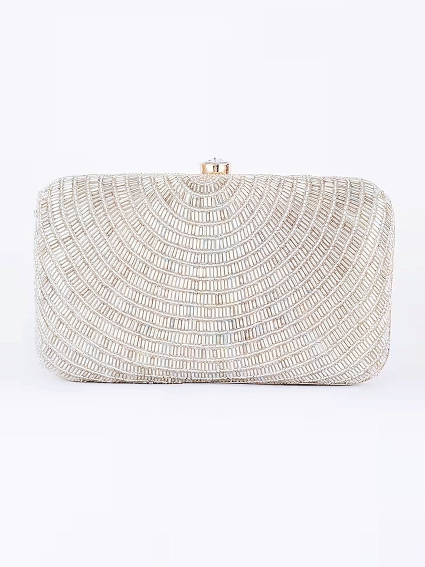 Silver Cleopatra Clutch