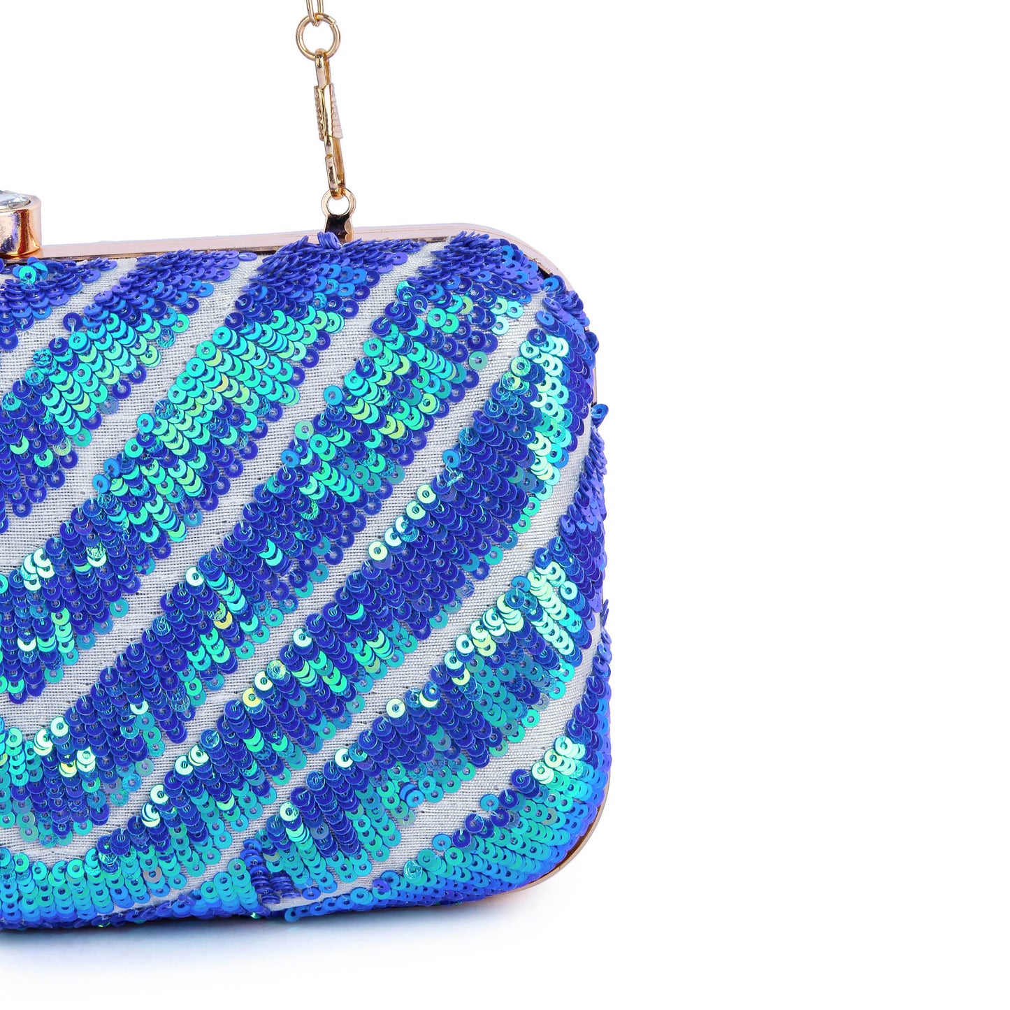 Blue soiree Clutch