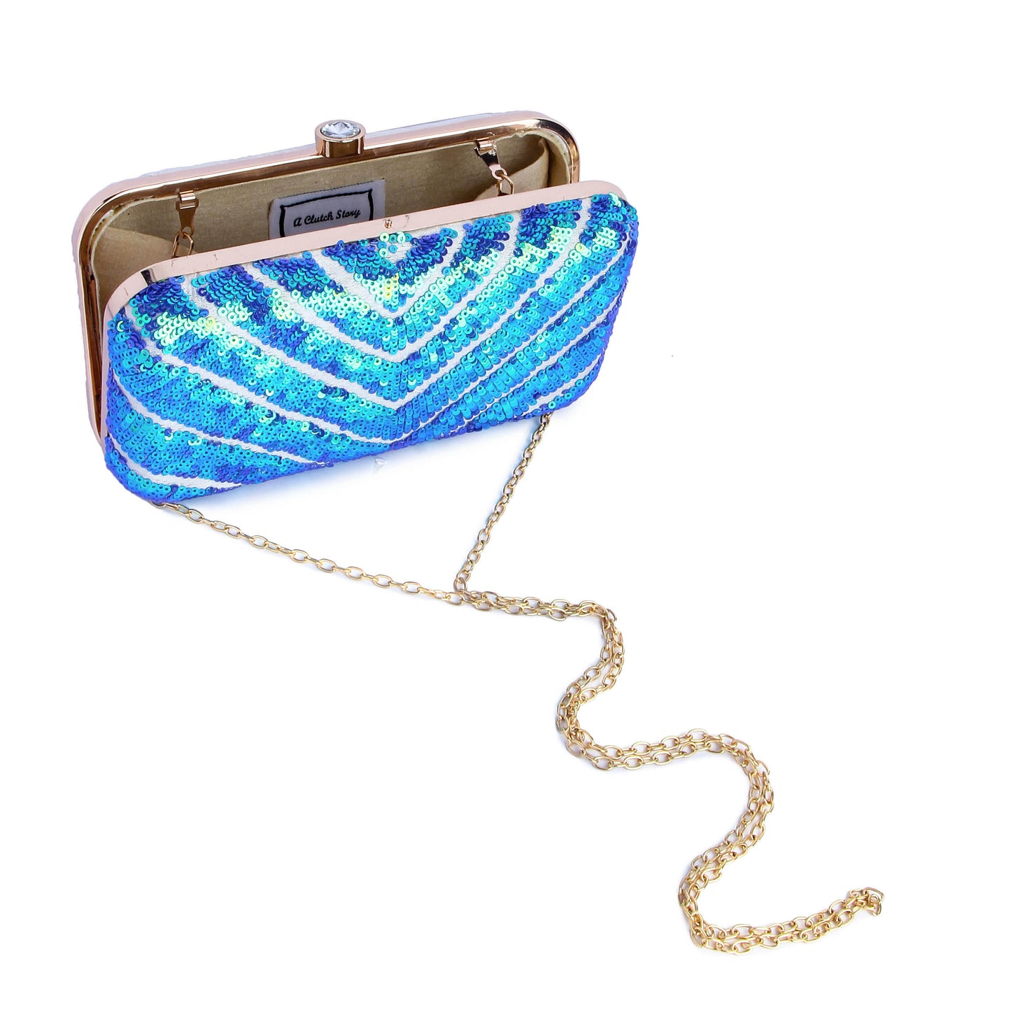 Blue soiree Clutch