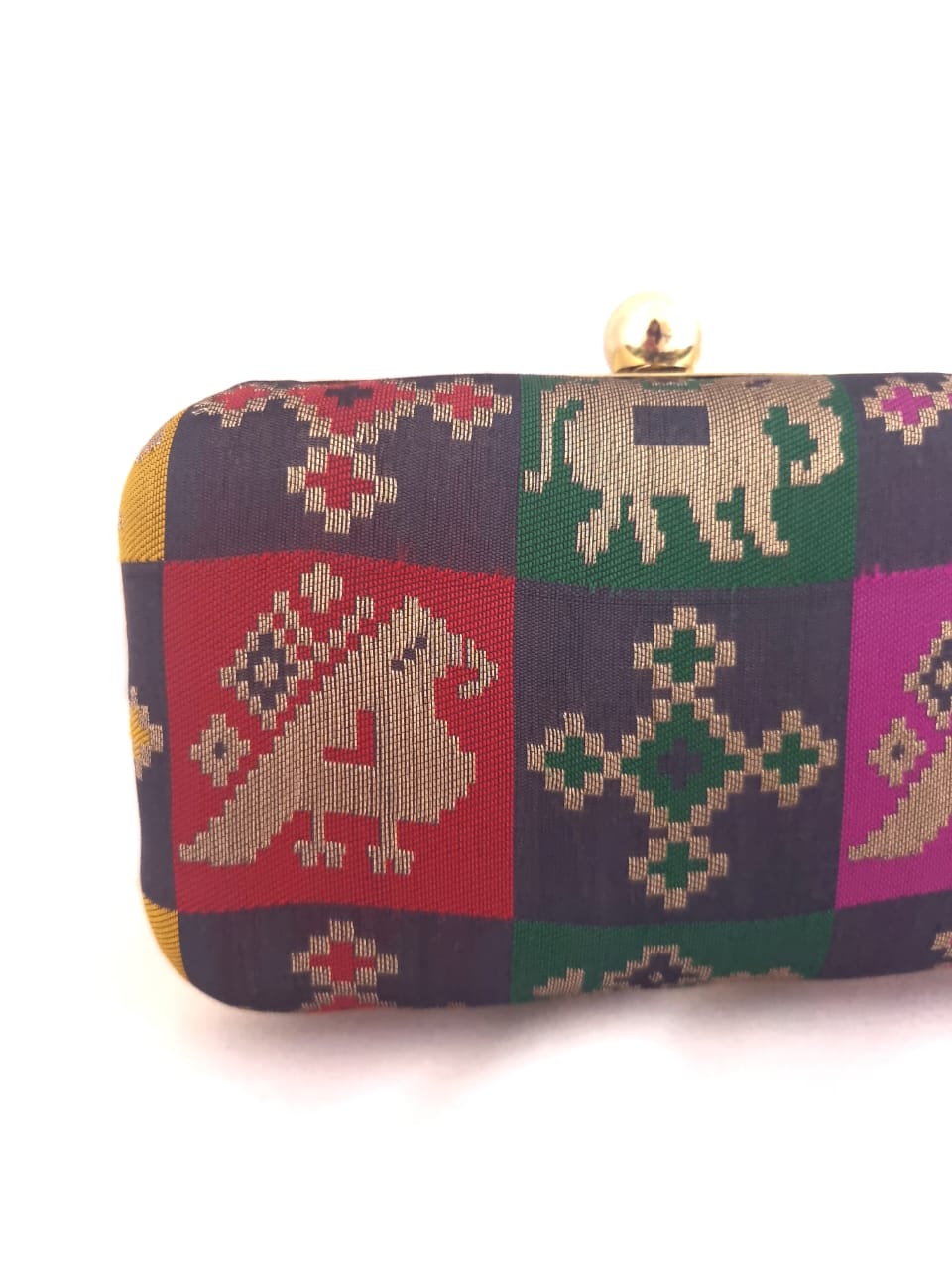 Patola Peacock Clutch 