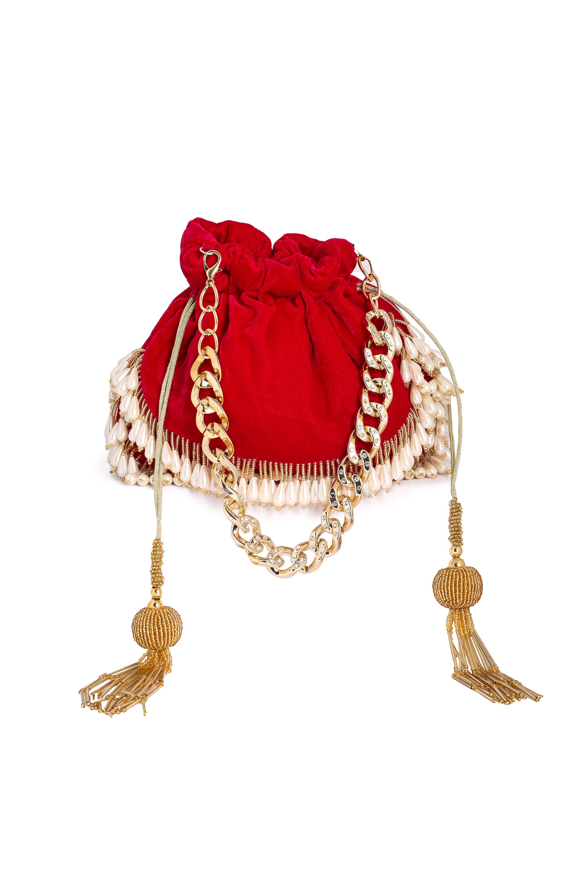 Pearl Potli, Bridal Potli, Potli Bag